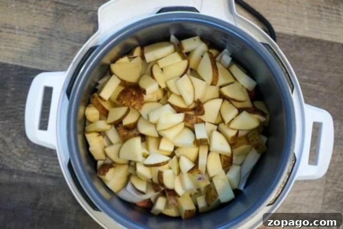 Sweet and Savory Instant Pot Mountain Dew Stew 7 Hearty sausage stew with tender vegetables and a unique soda-based broth