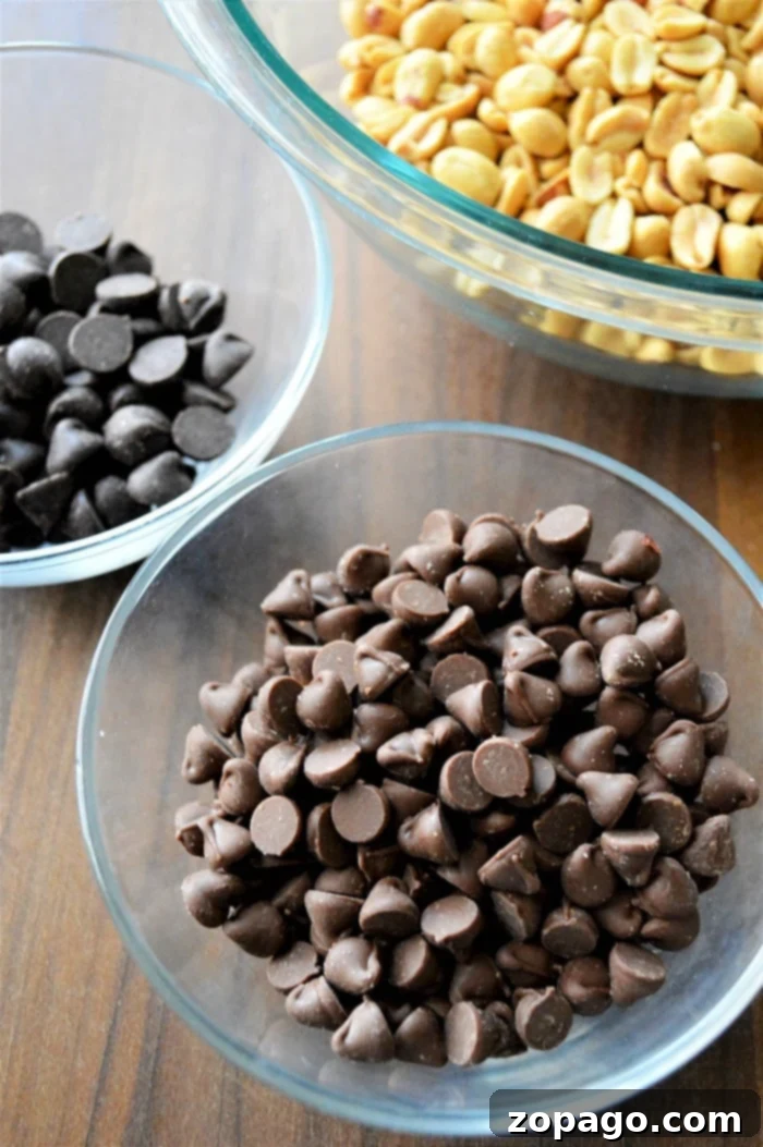 Peanut Delights 3 Easy Peanut Cluster Recipe - Just 3 Ingredients!