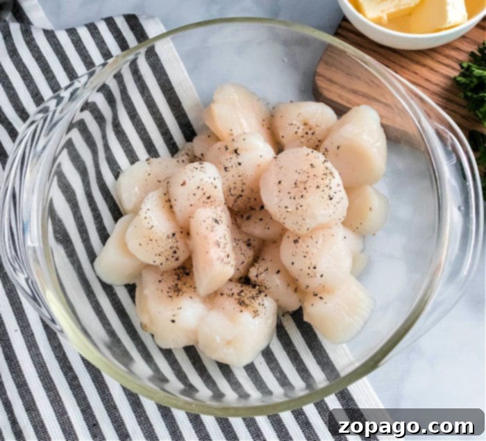 Golden Air Fryer Scallops 9 scallops