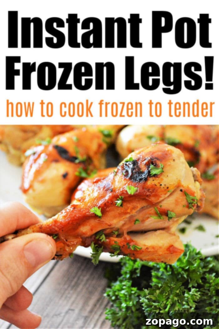 Effortless Instant Pot Frozen Chicken Drumsticks 7 instant pot frozen Chicken Legs