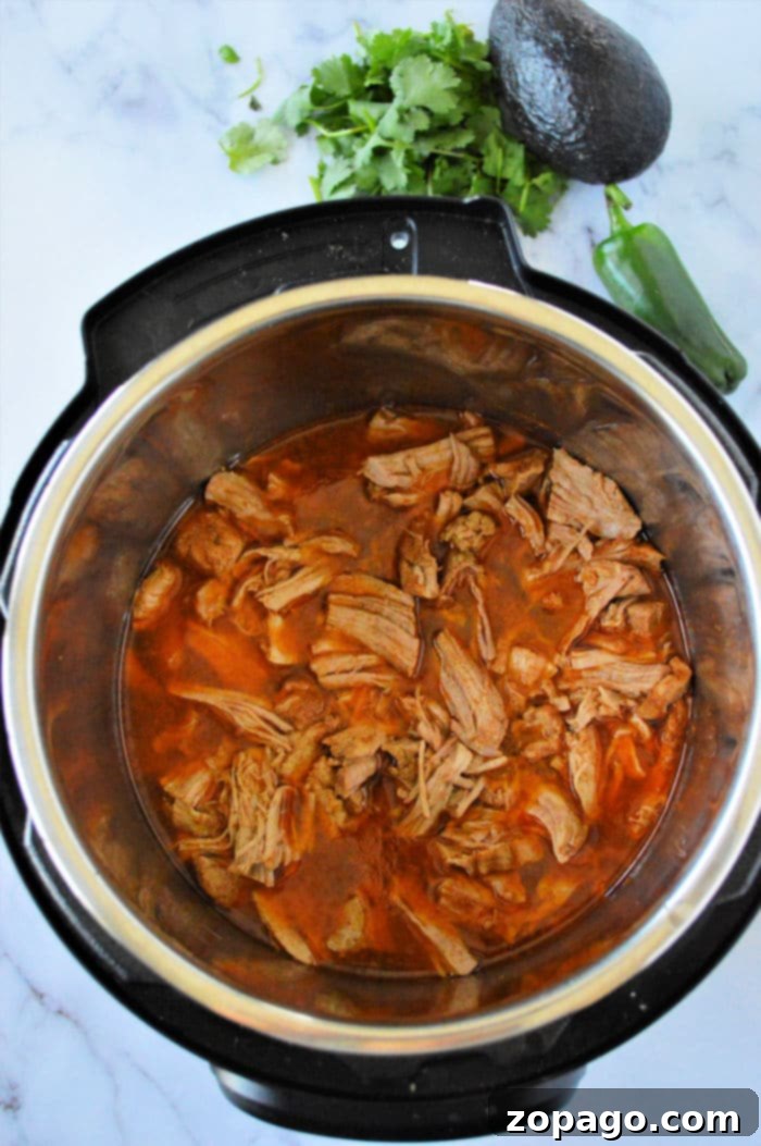 Tender Pork Taco Perfection 5 Perfectly seasoned pork chunks ready for pressure cooking.