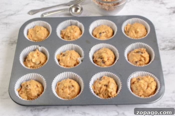 Spiced Pumpkin Streusel Muffins 6 Delicious pumpkin raisin muffins, perfectly baked and garnished, ideal for a fall breakfast.