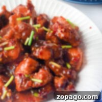 Sesame Chicken served in a bowl