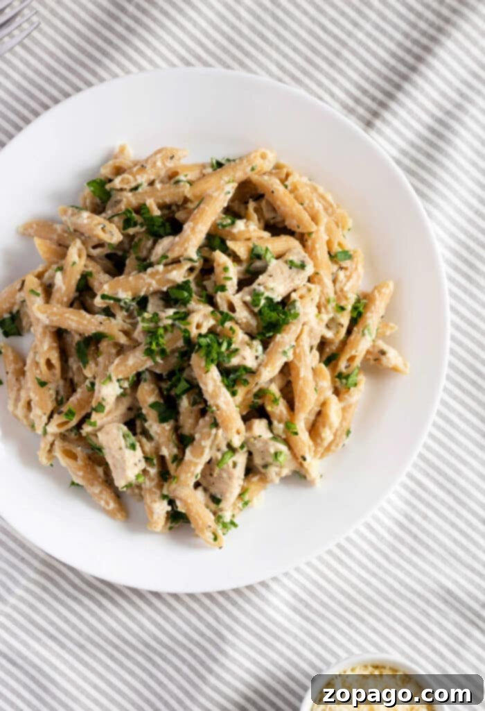Creamy Slow Cooker Chicken Alfredo 2 Slow Cooker Cajun Chicken Alfredo - A hearty, creamy pasta dish with tender chicken and vibrant peppers, perfect for a cozy meal.