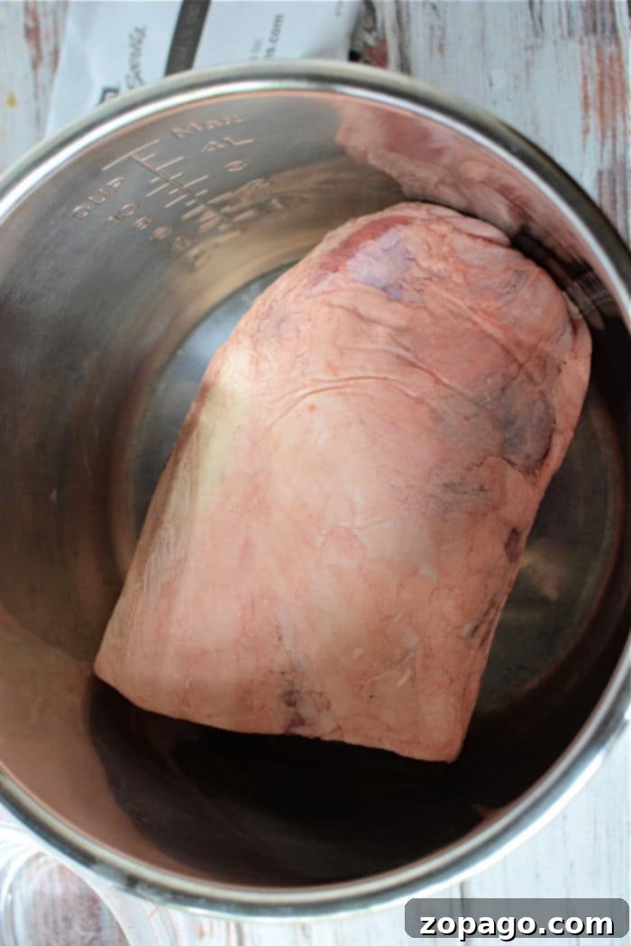 Tender Instant Pot Rump Roast 4 rump roast