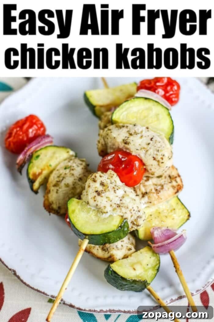 Guilt-Free Air Fryer Chicken 3 Air Fryer Chicken Kabobs