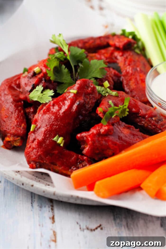 Crispy Ninja Foodi Air Fryer BBQ Chicken Wings 7 Air Fryer BBQ Chicken Wings