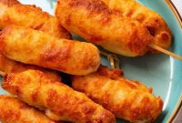 Homemade Corn Dogs Air Fryer Perfection