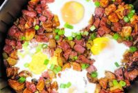 Crispy Air Fryer Corned Beef Hash
