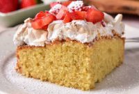 Zesty Lemon Meringue Strawberry Shortcake