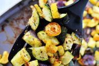 Golden Roasted Zucchini and Squash