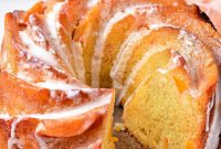 Golden Peach Cobbler Pound