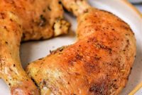 Smoky Traeger Chicken Quarters