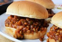 Hearty Lentil Sloppy Joes