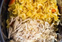 Cozy Slow Cooker Chicken Noodles