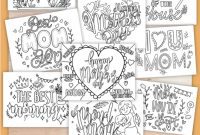 Free Printable Mother’s Day Coloring Pages