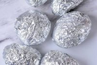 Foil Wrapped Baked Potatoes
