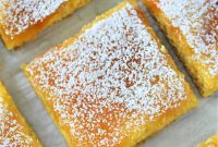 Effortless Cake Mix Lemon Bars
