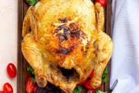 Crispy Air Fryer Whole Frozen Chicken