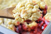 Easy Cake Mix Cherry Cobbler