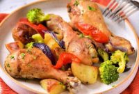 Oven Baked Fall Off The Bone Chicken Drumsticks