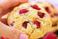 Popeyes Style Homemade Strawberry Biscuits