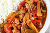 Effortless Slow Cooker Pepper Steak