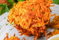 Golden Sweet Potato Latkes