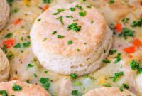 Golden Biscuit-Topped Turkey Pot Pie