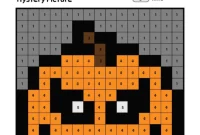 Free Spooky Halloween Color By Number Pages
