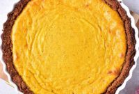 Velvety Pumpkin Custard Pie