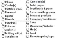 Ultimate Camping Packing List