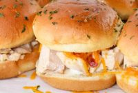 Savory Chicken Bacon Ranch Sliders
