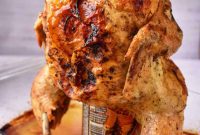 Oven-Baked Beer Can Chicken