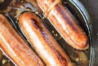 Tender Slow Cooker Bratwurst