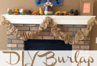 Rustic Burlap Garland
