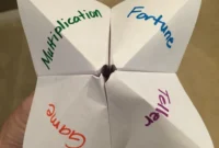 Craft Your Own Paper Fortune Teller