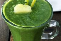 Tropical Green Pineapple Smoothie