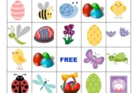 Free Printable Easter Bingo Game