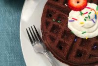 Fudgy Brownie Waffles