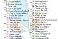 Summer Bucket List