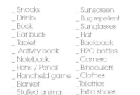 Ultimate Road Trip Packing List
