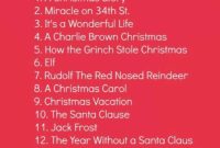 Ultimate Christmas Movie Checklist