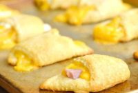 Baked Ham and Cheese Crescent Roll-Ups