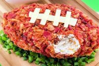 Touchdown Cream Cheese Football Dip