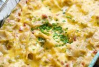 Cheesy Chicken Tortilla Bake