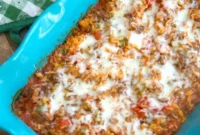 Loaded Cheesy Pepper Bake