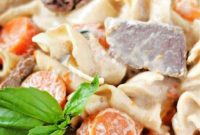 Instant Pot Tender Beef Stroganoff