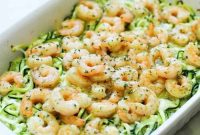 Garlic Shrimp with Zucchini Noodles