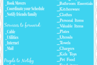 The Ultimate Free Printable Moving Checklist